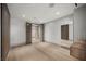 Bedroom with hardwood floors, recessed lighting, and wood accent wall at 1 Hughes Center Dr # 1901, Las Vegas, NV 89169