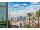 Stunning view of the High Roller Observation Wheel and Las Vegas cityscape at 1 Hughes Center Dr # 308, Las Vegas, NV 89169