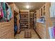 Spacious custom walk-in closet featuring built-in shelving, drawers, and ample storage for organization at 1 Hughes Center Dr # 308, Las Vegas, NV 89169