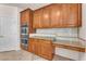 Kitchen features double oven and granite countertops at 1155 Phillip Island St, Henderson, NV 89052