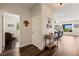 Hallway view providing access to a living area and a room with window shutters at 1309 Vista Del Monte Dr, Mesquite, NV 89027