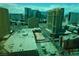 Overhead shot shows city landscape views at 145 E Harmon Ave # 27619, Las Vegas, NV 89109