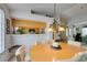 Dining room showcasing decorative lighting and views into the entryway at 1632 Royal Canyon Dr, Las Vegas, NV 89128