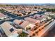 A picturesque neighborhood featuring tidy homes, palm trees, and inviting outdoor spaces at 2595 Amber Crest St, Las Vegas, NV 89142