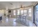 Open dining space with an abundance of natural light and easy access to the living area at 2595 Amber Crest St, Las Vegas, NV 89142