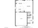 Detailed floor plan of the home's first level, showcasing the layout of the kitchen, living room, and garage at 320 Point Loma Ave, North Las Vegas, NV 89031