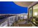 Balcony with seating offering stunning city views, situated adjacent to the bedroom, providing a peaceful retreat at 322 Karen Ave # 2807, Las Vegas, NV 89109