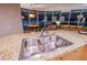 Modern kitchen featuring granite countertops and stainless steel sink with city views at 322 Karen Ave # 2807, Las Vegas, NV 89109