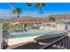 Community pool with ample seating and mountain views at 450 Intrepid Ct, Boulder City, NV 89005