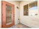 Exterior view of a patio with a door and window, for a serene outdoor experience at 4655 Gold Dust Ave # 210, Las Vegas, NV 89120