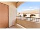 Exterior view of a private patio offering space to enjoy the outdoors at 4655 Gold Dust Ave # 210, Las Vegas, NV 89120