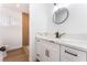 Updated bathroom featuring a new vanity, sink and fixtures at 517 N 22Nd St, Las Vegas, NV 89101