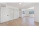 Bedroom featuring light hardwood floors, closet, and white walls at 517 N 22Nd St, Las Vegas, NV 89101