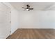 Bright room featuring modern flooring, fresh white walls, and a contemporary ceiling fan at 517 N 22Nd St, Las Vegas, NV 89101