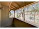 Relax on this balcony with a beautiful view of the complex and landscaping at 7200 Pirates Cove Rd # 2084, Las Vegas, NV 89145