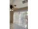 View of backyard through sliding glass door at 732 Goshawk St, Henderson, NV 89015
