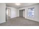 Comfortable bedroom with carpet, closet, window, and neutral paint at 861 S Ford Loop, Pahrump, NV 89048