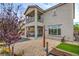 Spacious backyard with patio, landscaping, and room for entertaining at 10031 Fletcher Peak Ave, Las Vegas, NV 89178