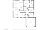 Detailed floor plan showcasing the layout of the house at 1038 Beaver Crest Ter, Henderson, NV 89015