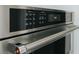 Close up image of the digital display panel on a stainless steel KitchenAid microwave convection oven at 11173 Concord Valley Dr, Las Vegas, NV 89135