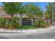 Crown Pointe community entrance sign surrounded by lush landscaping and mature trees at 1312 Fragrant Spruce Ave, Las Vegas, NV 89123