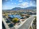 Enjoy the view of the community park and recreation area with city and mountain views in the background at 1370 Crystal Hill Ln # 3, Henderson, NV 89012