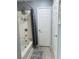 Clean and modern bathroom with a tub-shower combo and gray patterned accents at 23 E Agate Ave # 301, Las Vegas, NV 89123