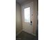 Elegant front door with decorative glass at 23 Indian Run Way, Las Vegas, NV 89148
