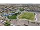 Aerial view of a green park within a neighborhood at 2449 Daks Loden Ct, Henderson, NV 89044