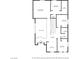 Detailed floor plan showcasing the layout of the home, including bedrooms, bathrooms, and living spaces at 2449 Daks Loden Ct, Henderson, NV 89044