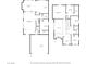 Detailed floor plan showcasing the layout of the home, including bedrooms, bathrooms, living spaces, and garage at 2449 Daks Loden Ct, Henderson, NV 89044