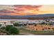 A beautiful view of the community, mountains, lake and new construction at 25 Canyon Bay Dr, Henderson, NV 89011