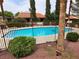 Inviting community pool with a fence, perfect for relaxation and recreation at 2544 Malabar Ave, Las Vegas, NV 89121