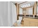 Neutral bathroom featuring a shower and a well-lit mirror at 270 E Flamingo Rd # 131, Las Vegas, NV 89169