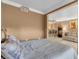 Bright bedroom with a glimpse into the open-concept living area at 270 E Flamingo Rd # 131, Las Vegas, NV 89169
