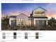 Inviting two-story home showcasing a modern design, neutral color palette, and two-car garage, perfect for comfortable living at 301 Talon Heights St, Las Vegas, NV 89138