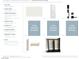 Image showcasing interior design elements with a focus on wall paints, interior doors, floors, trim, and stairs selections at 301 Talon Heights St, Las Vegas, NV 89138