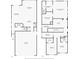 Detailed floor plan showcasing the layout of the home with room dimensions at 3712 Gilmore Creek St, Las Vegas, NV 89129