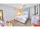 Serene bedroom featuring a plush bed, elegant decor, and soft natural light at 4145 Plumtree St, Las Vegas, NV 89115