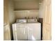 Convenient laundry room featuring a washer and dryer set at 4421 Alexis Dr # 429, Las Vegas, NV 89103