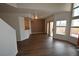 Inviting living room featuring hardwood floors, neutral walls, and natural light at 5125 W Reno Ave # 1059, Las Vegas, NV 89118