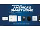 Image displays an array of smart home devices included with every home for modern, connected living at 551 Ruby Robin Ave # Lot 750, Henderson, NV 89011