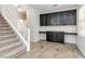 Upstairs office area shows great built-in shelves and counter at 7345 Chesapeake Cove St, Las Vegas, NV 89166
