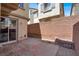 Cozy outdoor patio with brick pavers perfect for entertaining or relaxation at 9869 Lime Tree St, Las Vegas, NV 89178