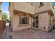 Private patio space with brick pavers and access to the main house at 9869 Lime Tree St, Las Vegas, NV 89178
