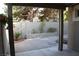 Outdoor patio with a view of landscaped backyard at 10321 Birch Bluff Ln, Las Vegas, NV 89145