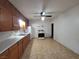 Functional kitchen with light walls and wooden cabinetry at 165 W Alma Ave, Overton, NV 89040