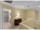 Hallway featuring natural lighting, carpeted flooring, and neutral walls at 2033 Summer Spruce Pl # 102, Las Vegas, NV 89134