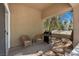 Covered patio featuring outdoor seating and a built-in grill at 2033 Summer Spruce Pl # 102, Las Vegas, NV 89134