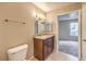 Bathroom features a granite countertop and tile floors at 2120 Ramrod Ave # 2216, Henderson, NV 89014